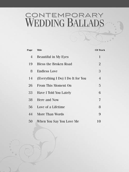 Contemporary Wedding Ballads image number null