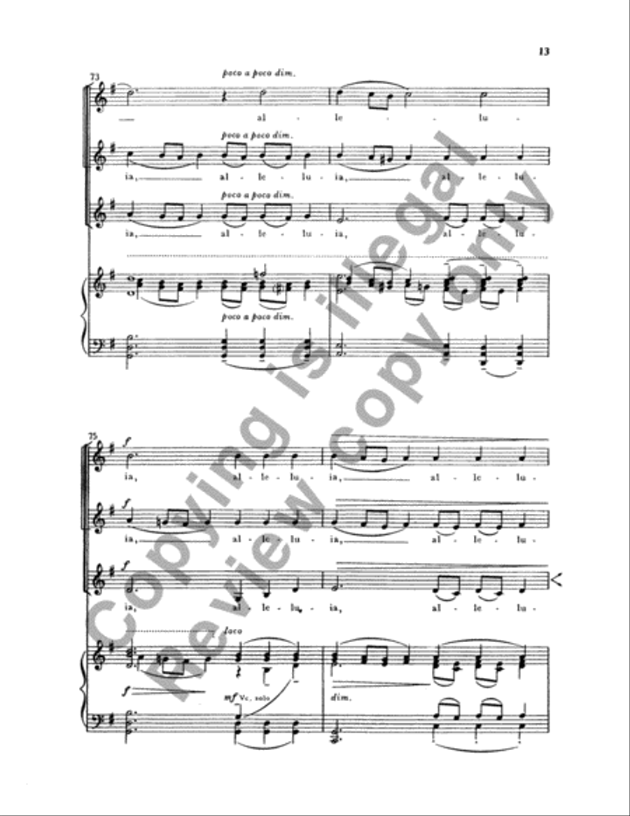 Alleluia, Amen Alleluia, Amen SSAA scores gallery preview page 32