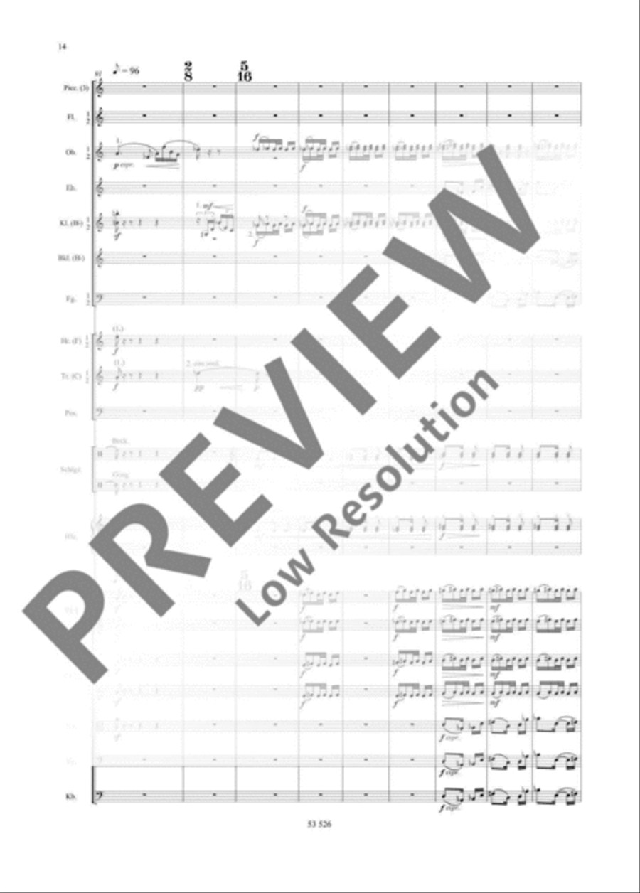 Fantasia gregoriana Orchestra scores gallery preview page 21