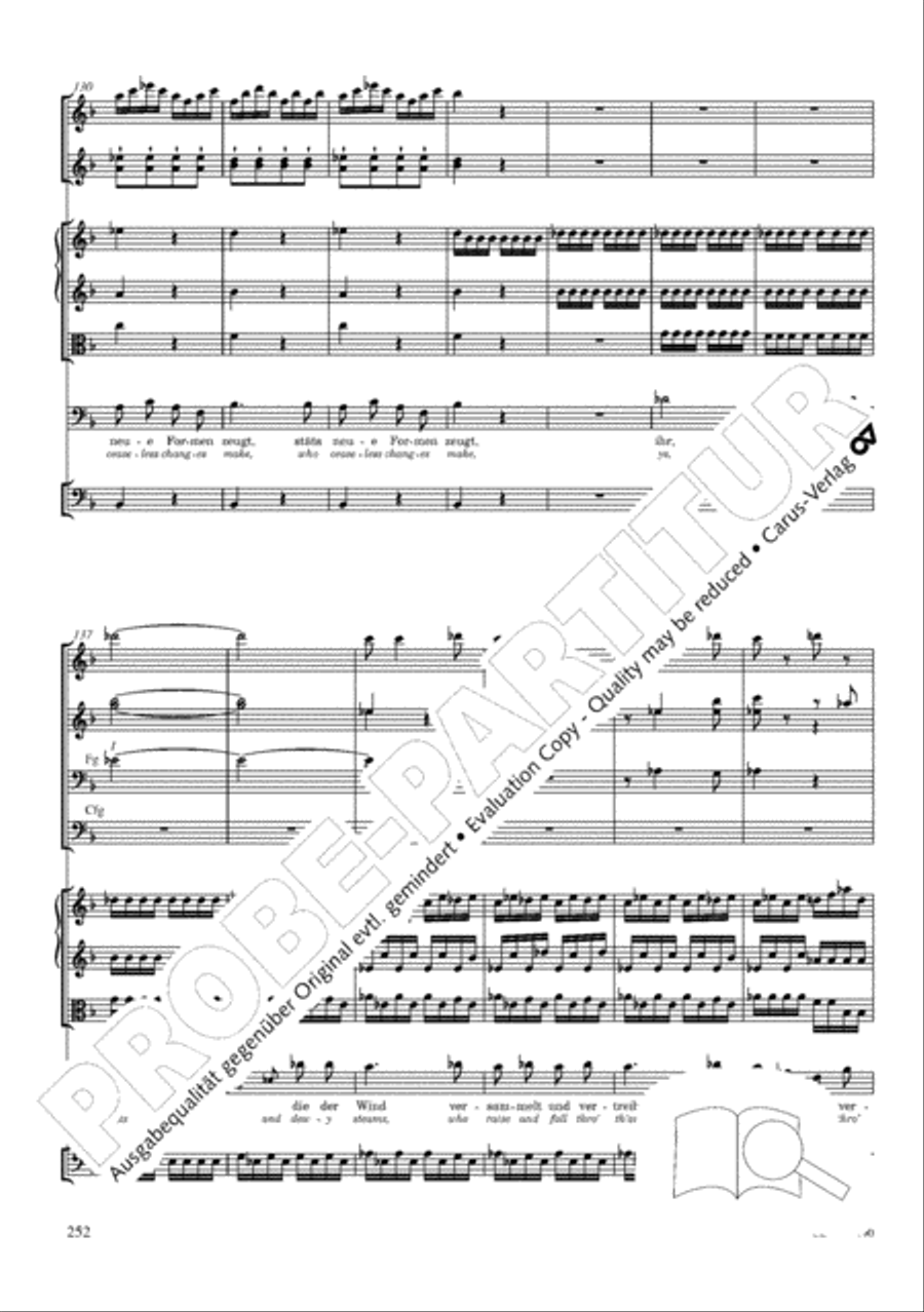 The Creation (Die Schopfung) 4-Part scores gallery preview page 272