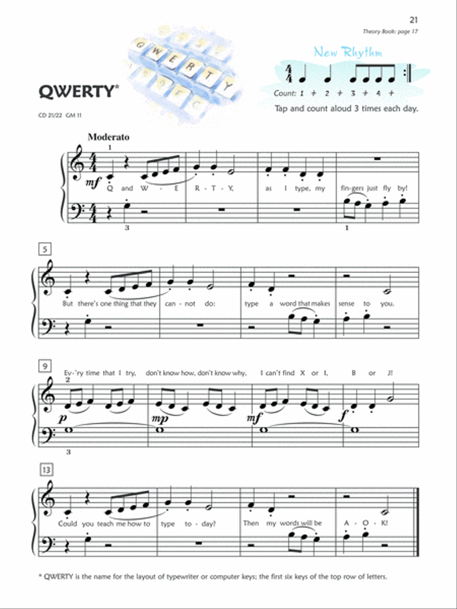 Premier Piano Course Lesson Book, Book 2A Piano Method scores gallery preview page 4
