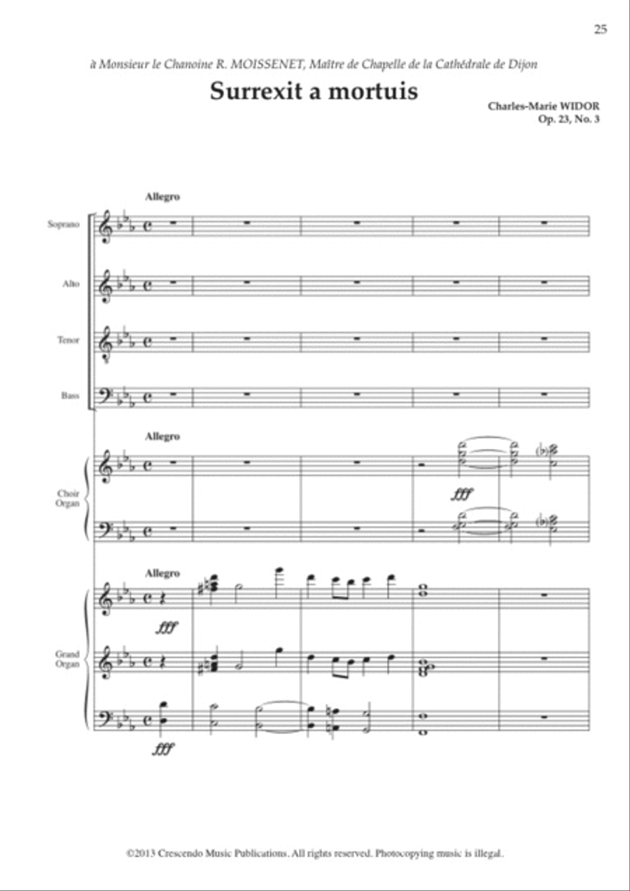 Trois motets, Op. 23