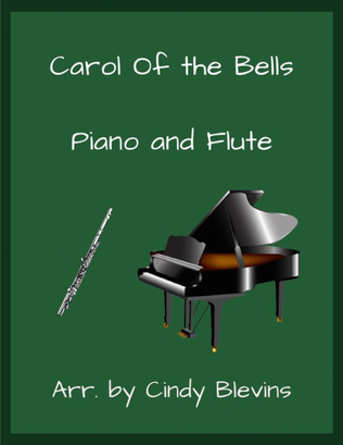 Book cover for Carol of the Bells, for Piano and Flute