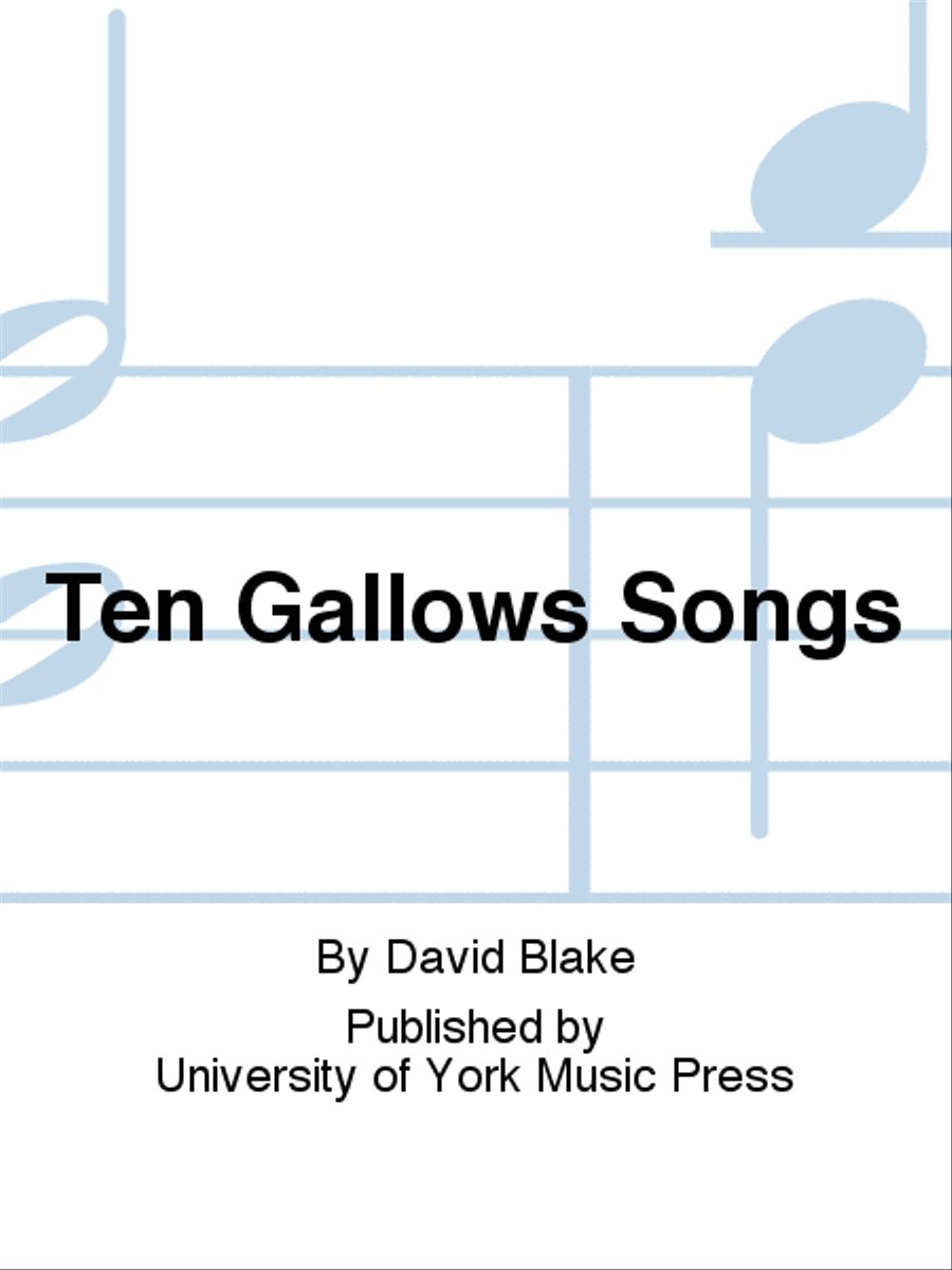 Ten Gallows Songs Medium Voice scores gallery preview page 1