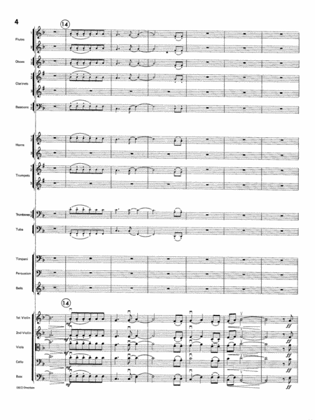Overture 1812: Score
