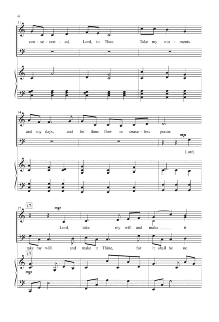Consecrated 4-Part scores gallery preview page 3