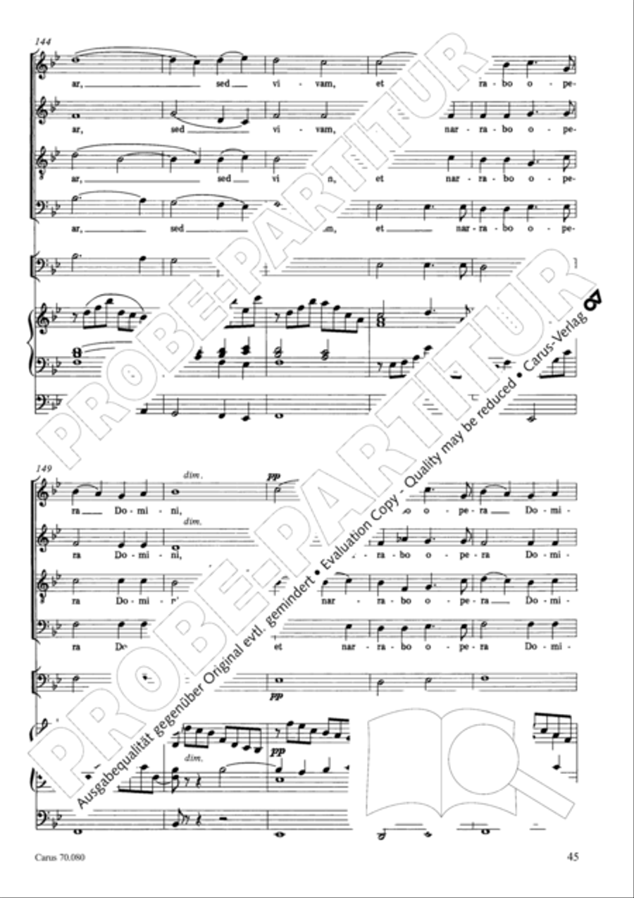 Five Short Sacred Compositions (Funf kleinere Kirchenwerke) Score scores gallery preview page 59