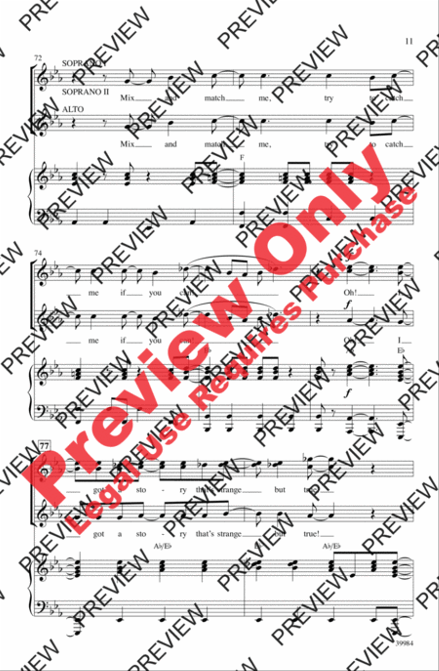 Live in Living Color Women's Choir scores gallery preview page 11