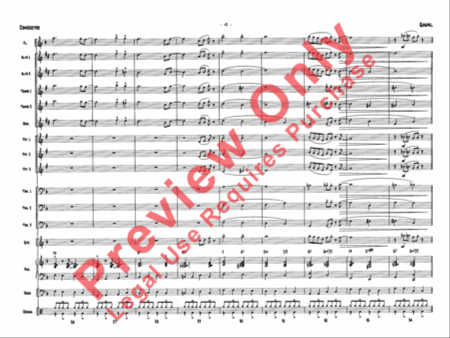 Gospel Jazz Ensemble scores gallery preview page 7