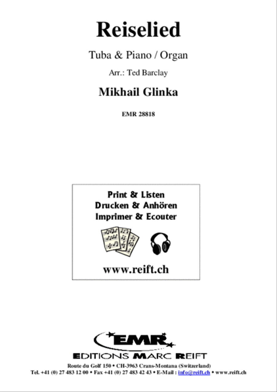 Reiselied Reiselied Tuba scores gallery preview page 2