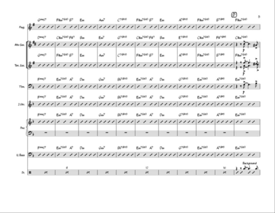 Beautiful Love Beautiful Love Jazz Ensemble scores gallery preview page 5