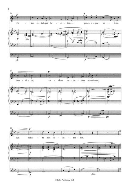 Hymnus (Solo song) (Original key. G minor)