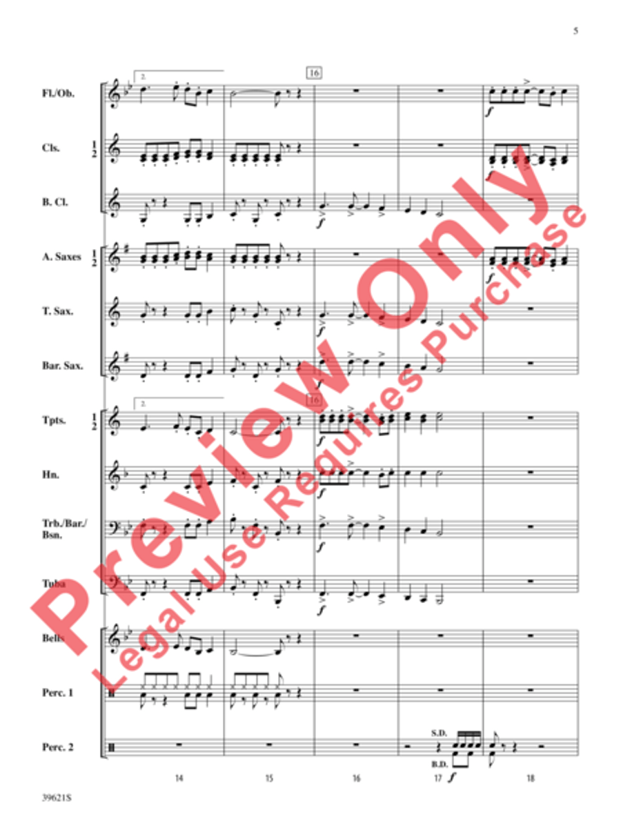 Clowning Around Clowning Around Concert Band scores gallery preview page 6