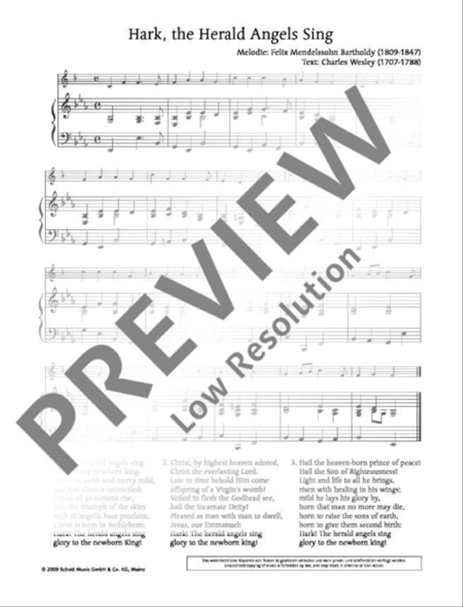 Hark, the Herald Angels Sing B-Flat Trumpet scores gallery preview page 2
