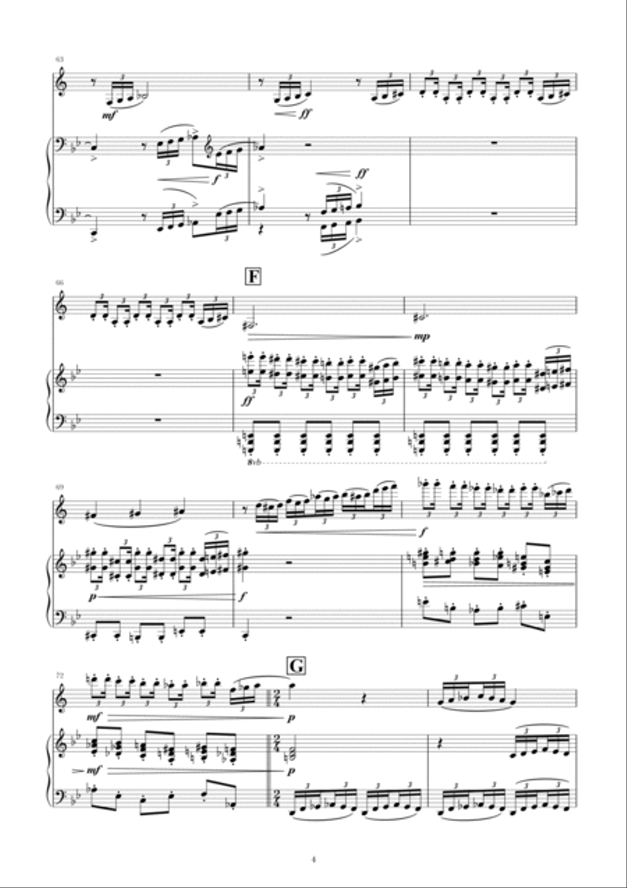 Clarinet Duo Clarinet Duet scores gallery preview page 4