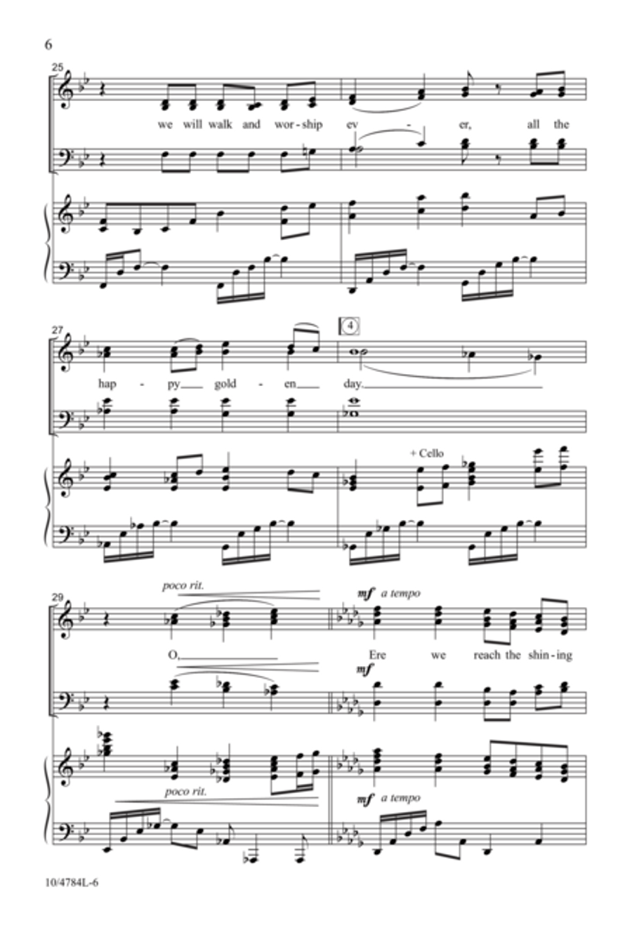 Shall We Gather at the River? Shall We Gather at the River? 4-Part scores gallery preview page 6