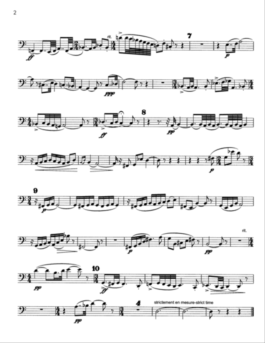 Sonata Sonata Bassoon Solo scores gallery preview page 2