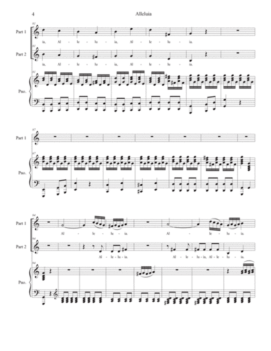 Alleluia (from "Exsultate, Jubilate") (2-part choir) image number null