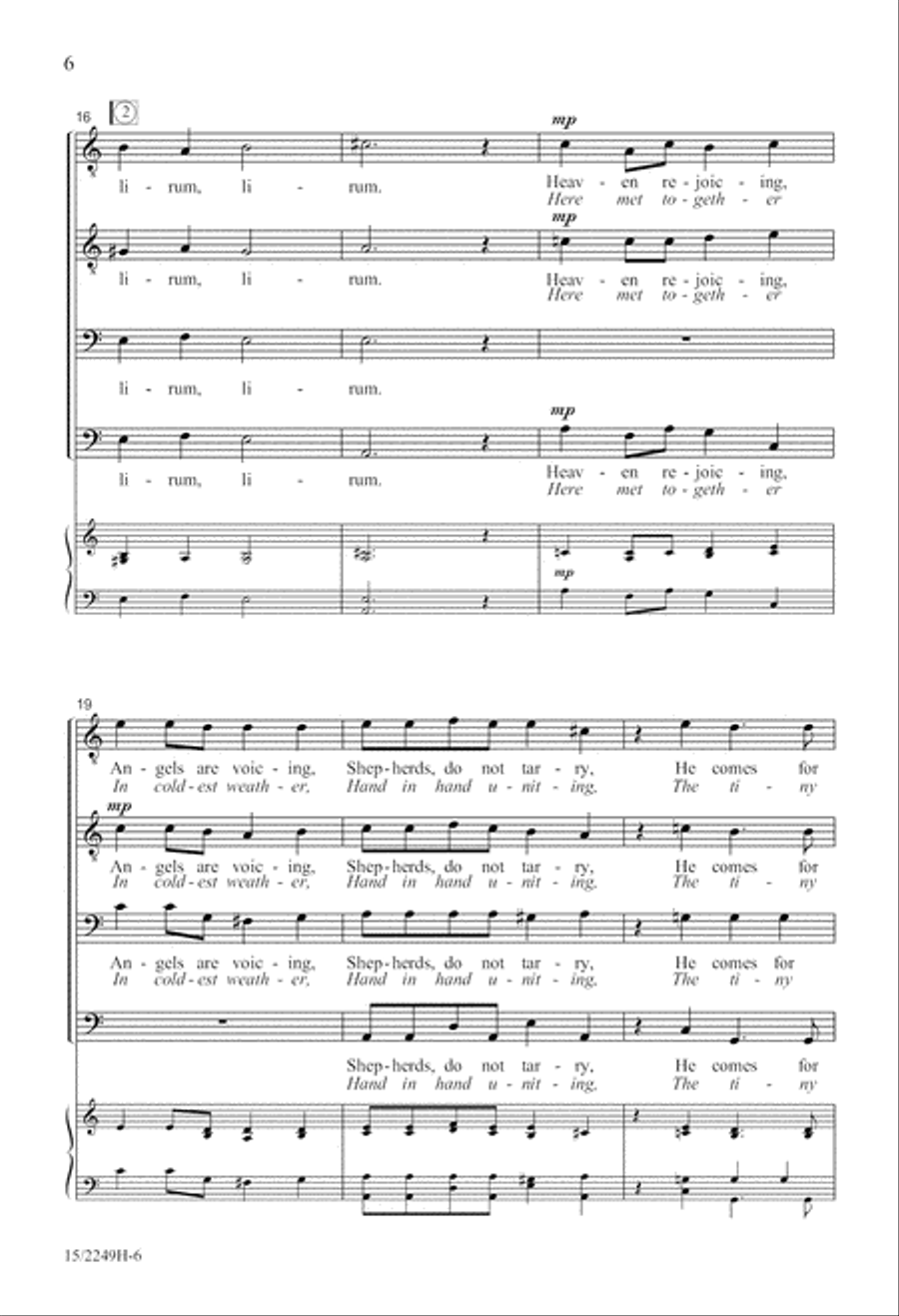 Lirum Lirum TTBB scores gallery preview page 6