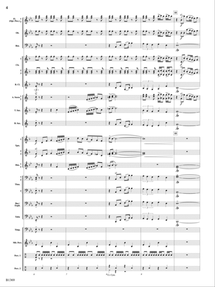 Dances Americanesque: Score Concert Band scores gallery preview page 4