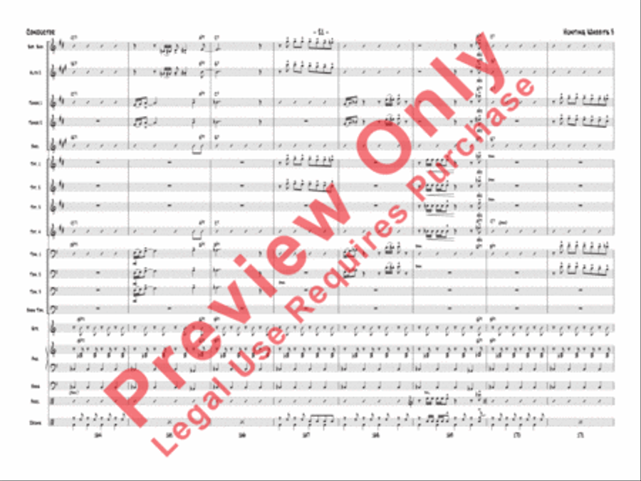 Hunting Wabbits 3 (Get Off My Lawn) Jazz Ensemble scores gallery preview page 24