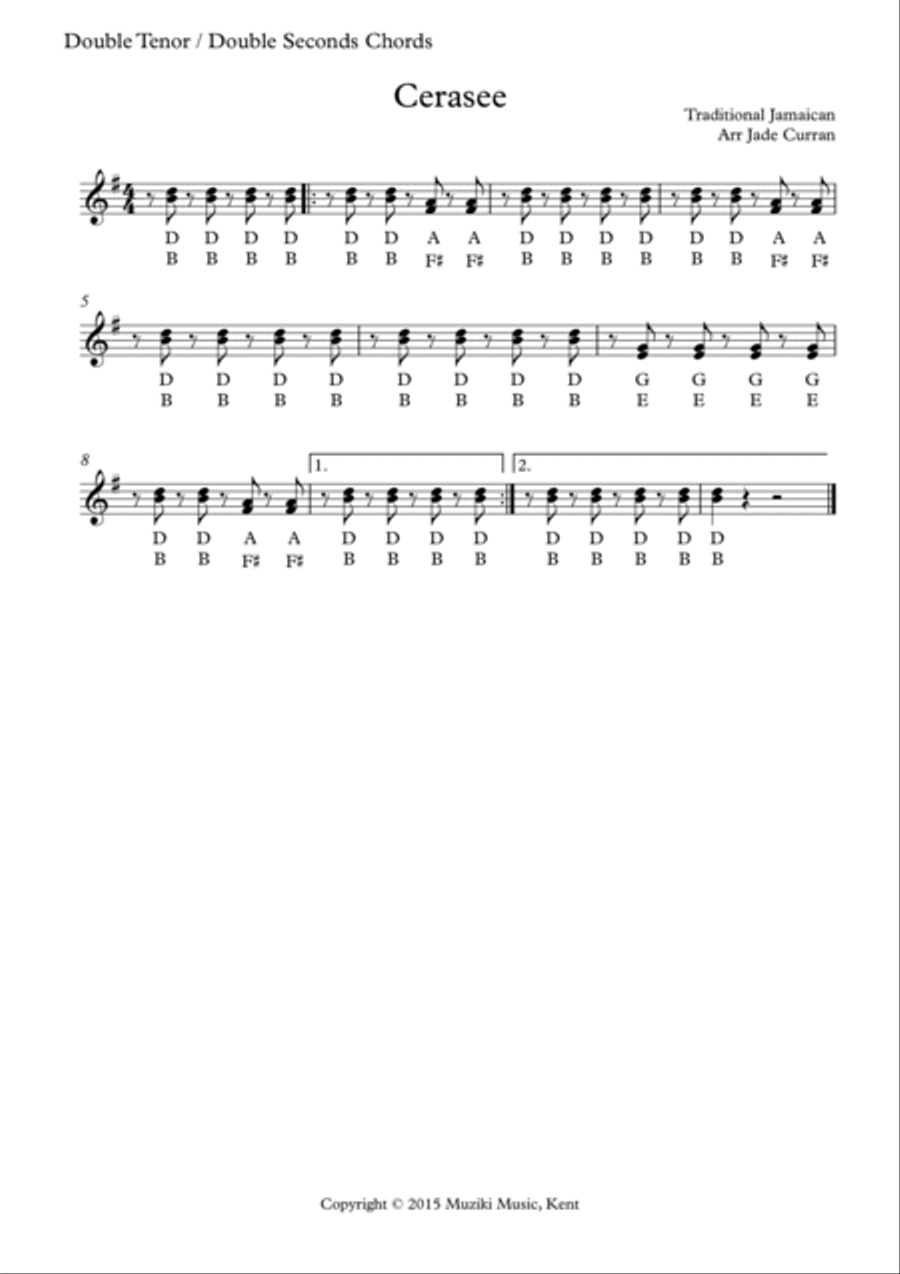 Cerasee for Steel Band Cerasee for Steel Band Steel Drum Band scores gallery preview page 5