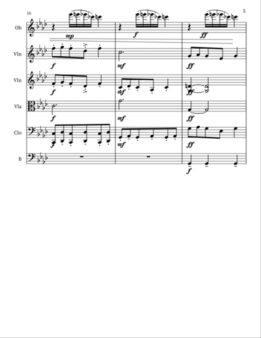 Aleksey's Trek String Orchestra scores gallery preview page 5