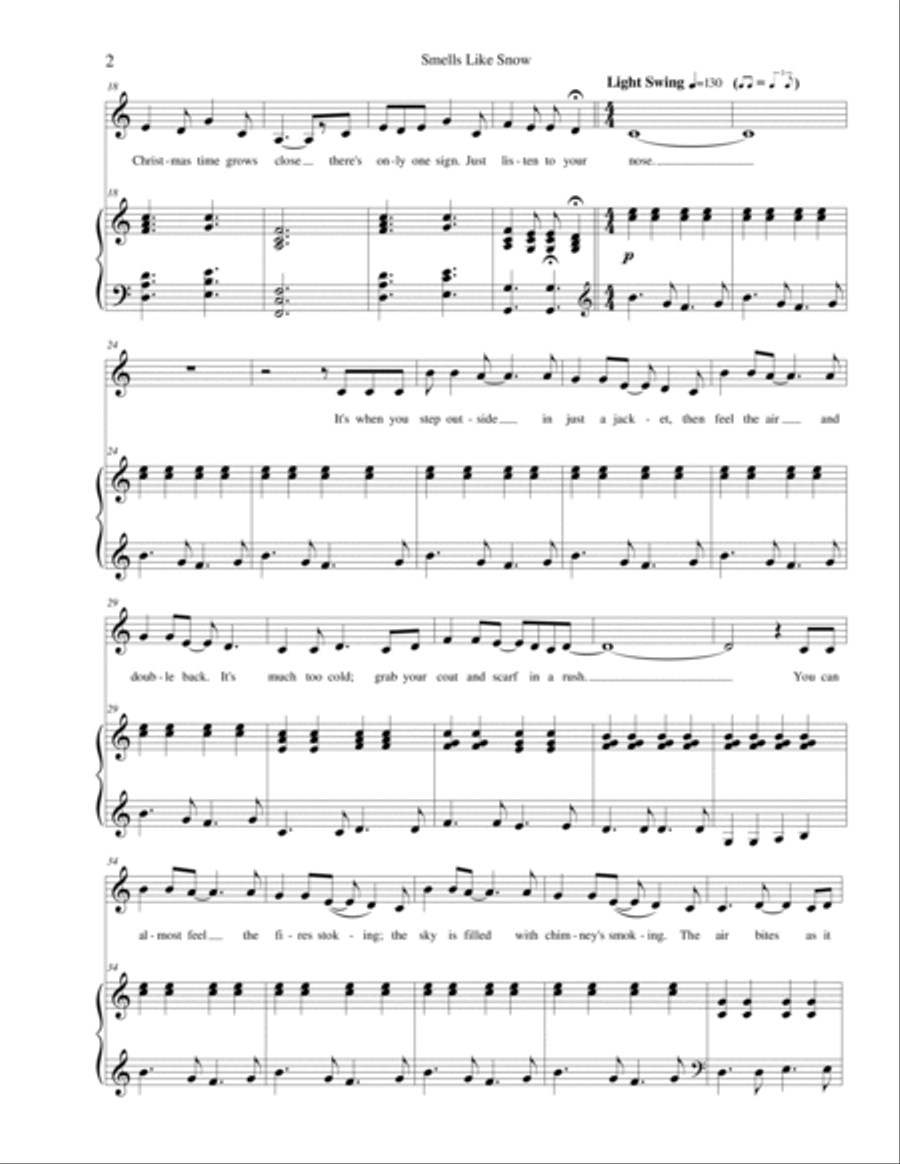 Smells Like Snow Voice scores gallery preview page 2