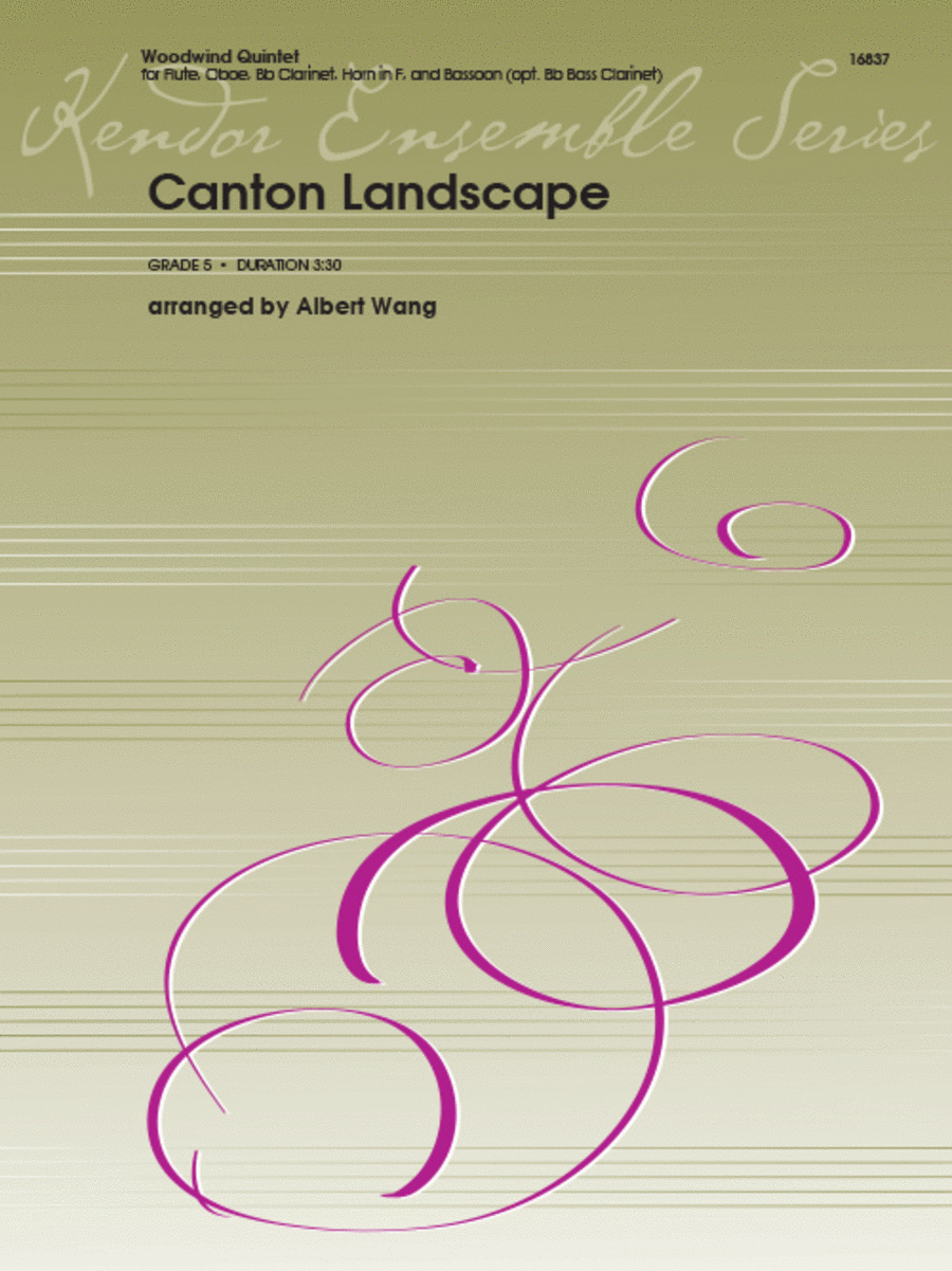 Canton Landscape Woodwind Quintet scores gallery preview page 1