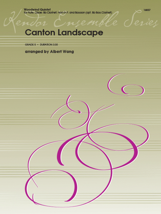 Book cover for Canton Landscape
