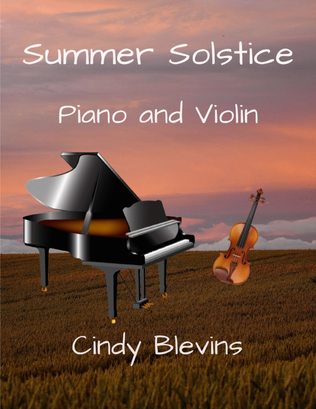 Book cover for Summer Solstice, for Piano and Violin