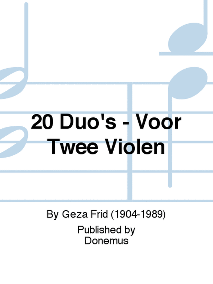 20 Duo's - Voor Twee Violen