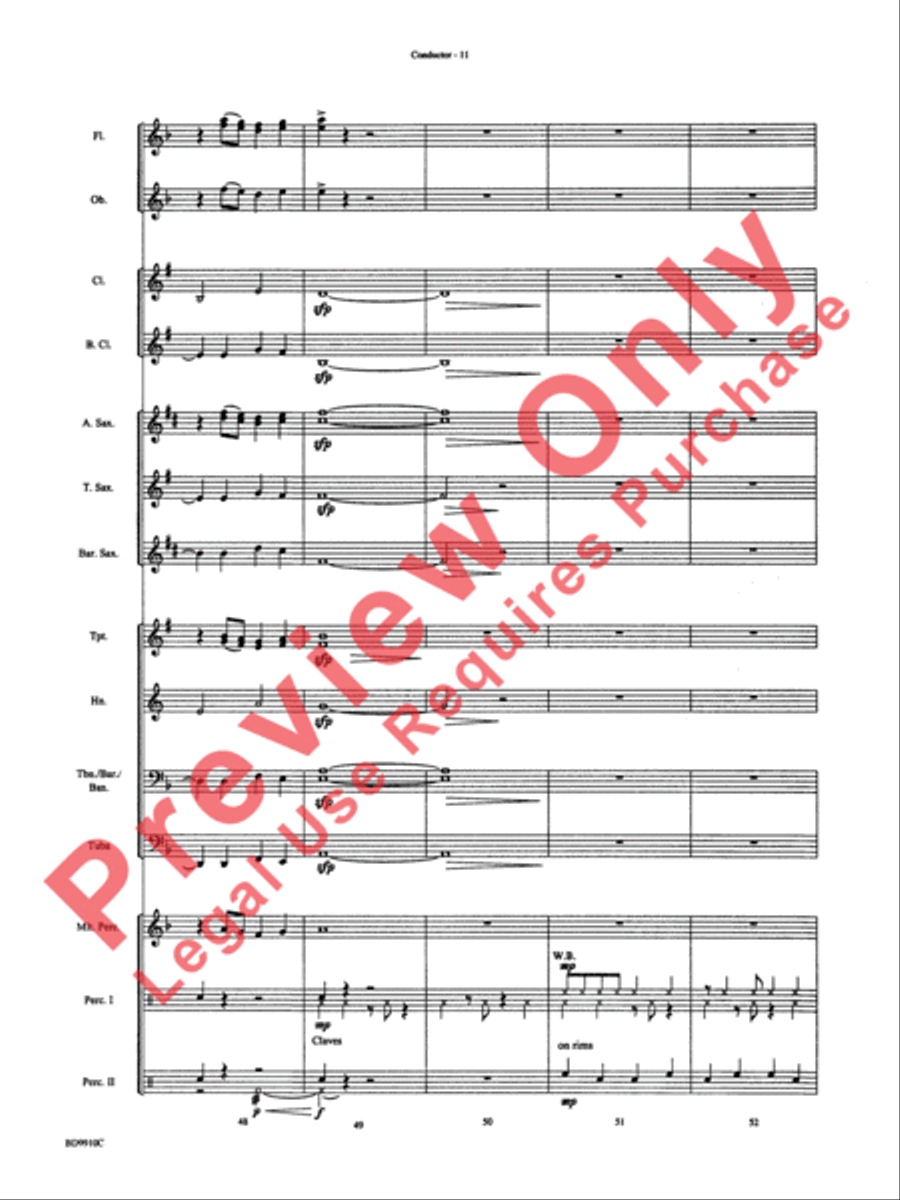Voodoo Dance Concert Band scores gallery preview page 14