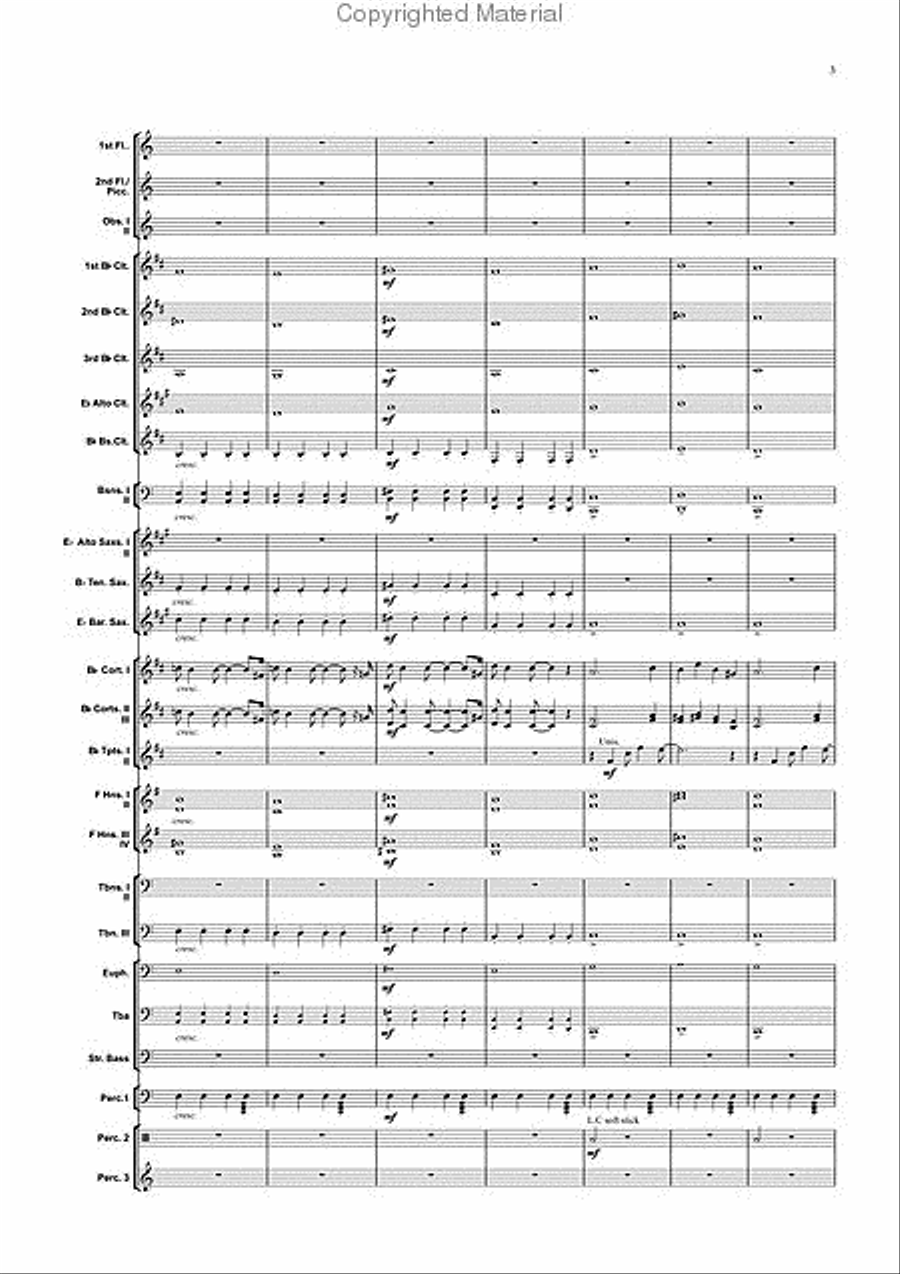 Song of Socialism from 'In the Red' Concert Band scores gallery preview page 4