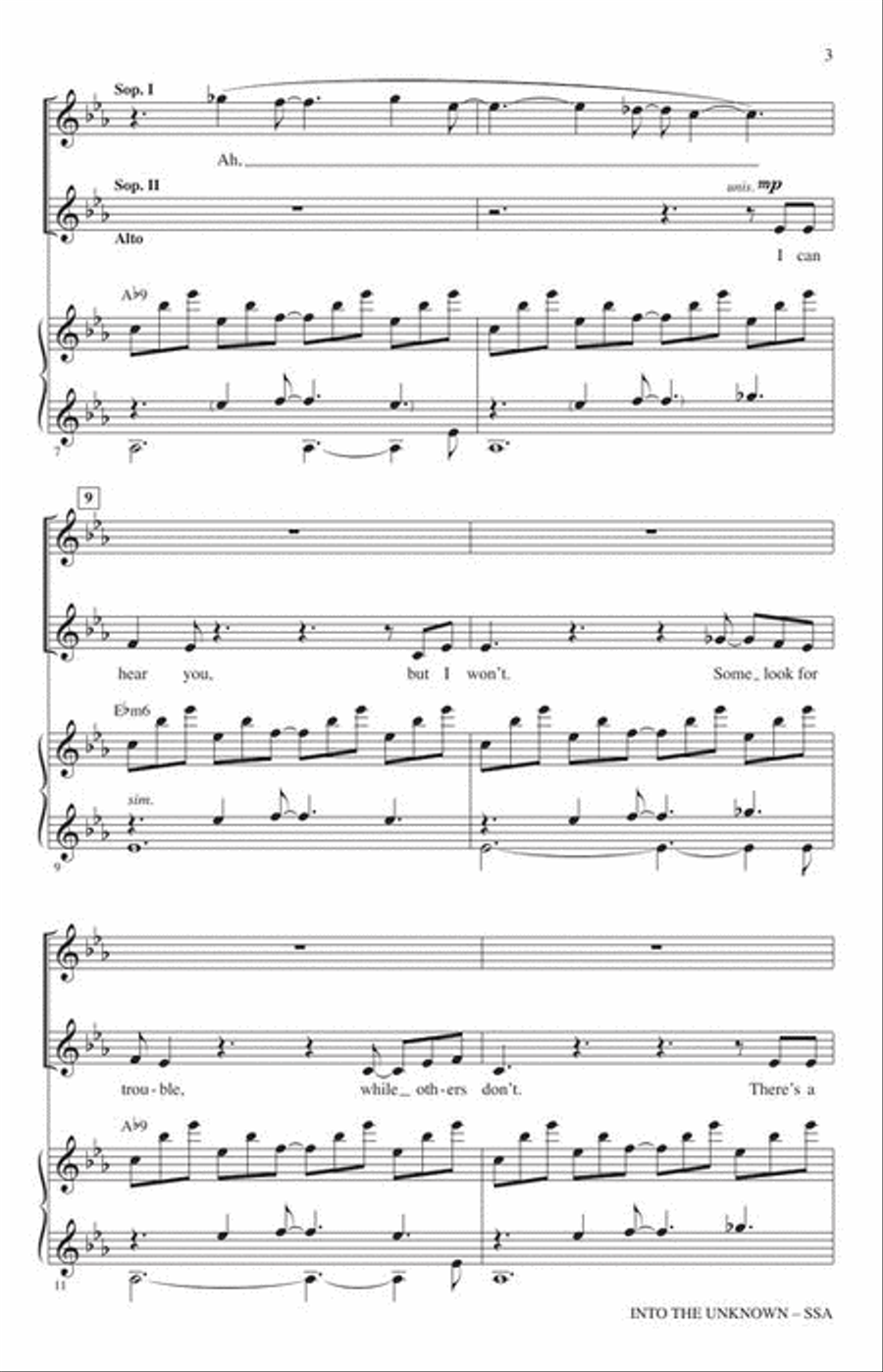 Into the Unknown SSA scores gallery preview page 4