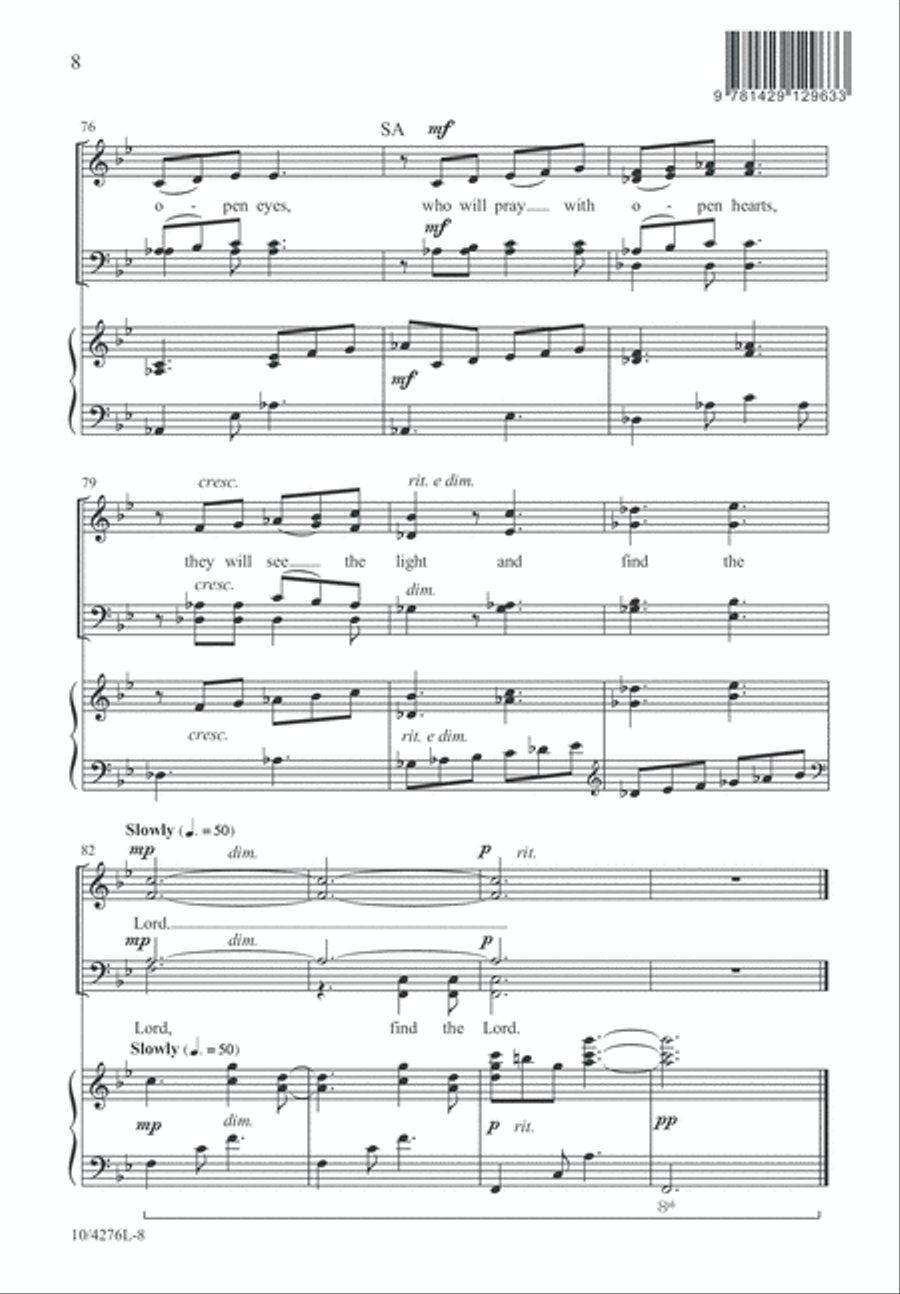 Heavenly Star Heavenly Star 4-Part scores gallery preview page 8