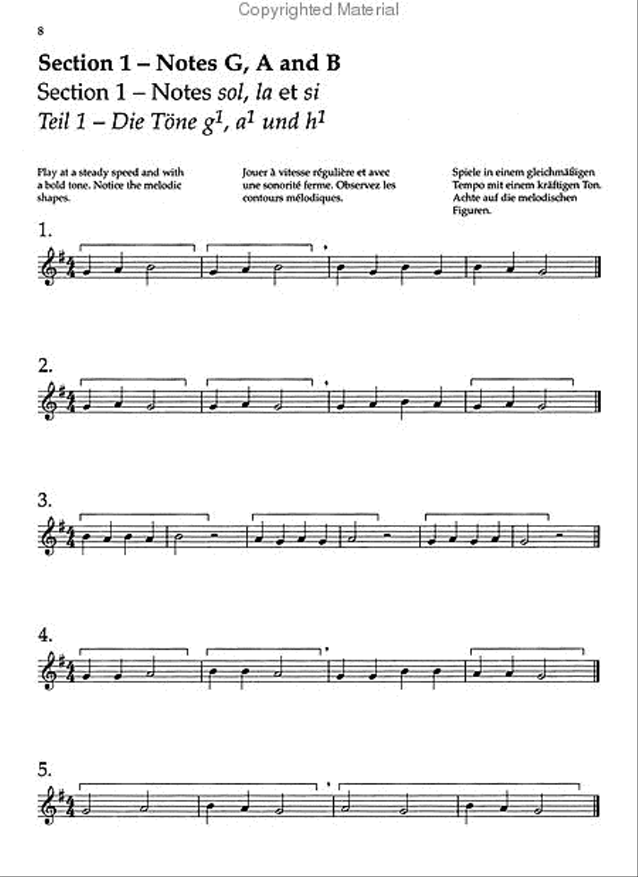 Flute Sight-Reading Flute Sight-Reading Flute Solo scores gallery preview page 2