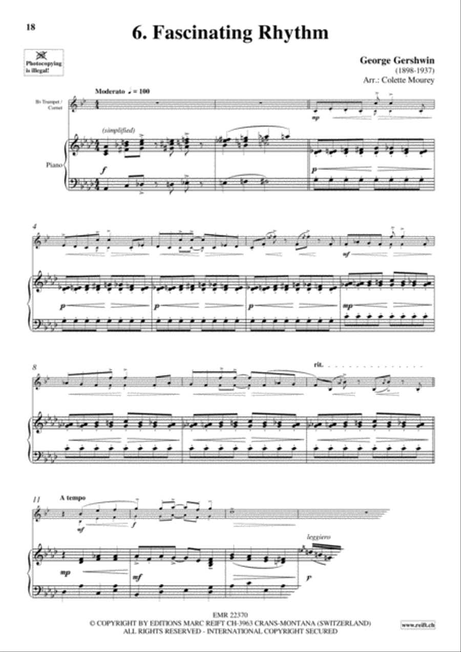 Gershwin 20 Greatest Hits Cornet scores gallery preview page 8