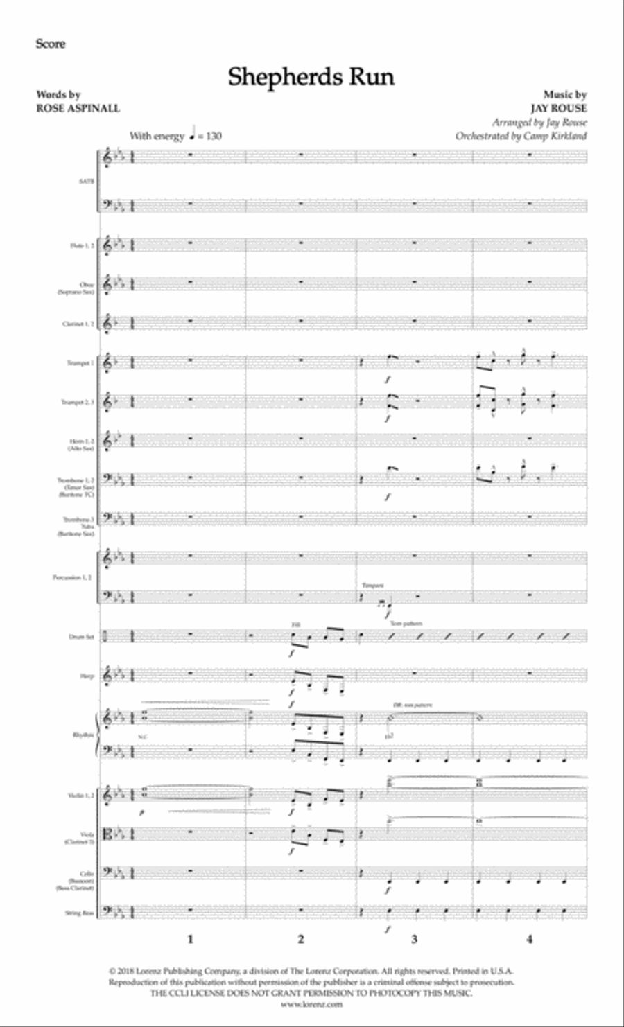 Behold, a Savior! - CD with Printable Parts Choir scores gallery preview page 15
