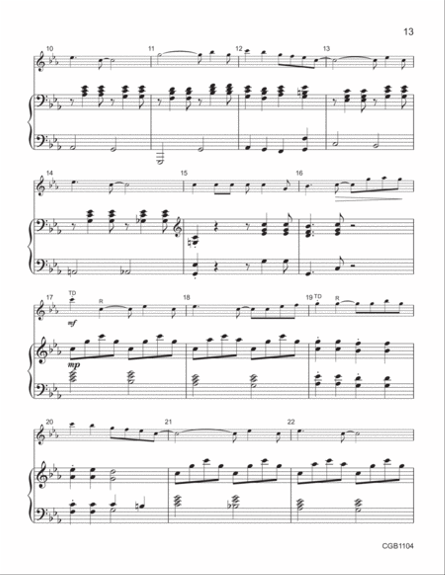 Wade in the Water - Reproducible Handbell Collection Handbell Choir scores gallery preview page 7