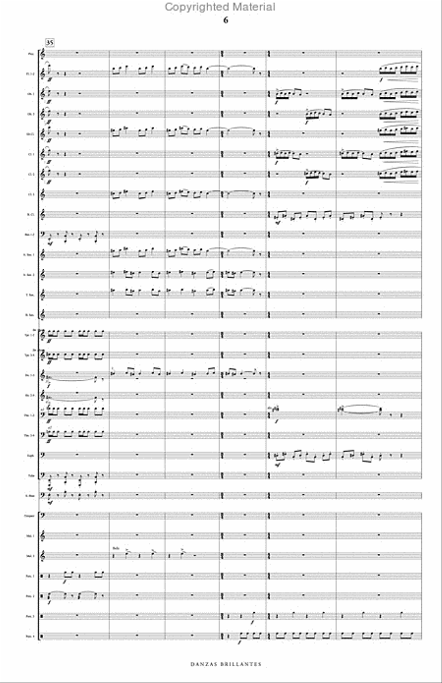 Danzas Brillantes Danzas Brillantes Concert Band scores gallery preview page 7