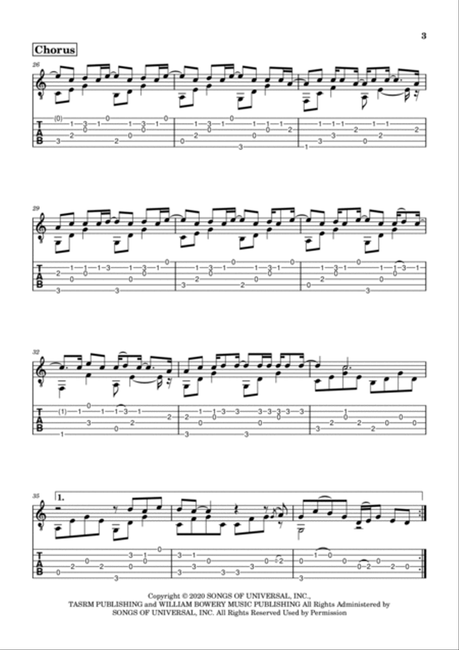 Betty Acoustic Guitar scores gallery preview page 3