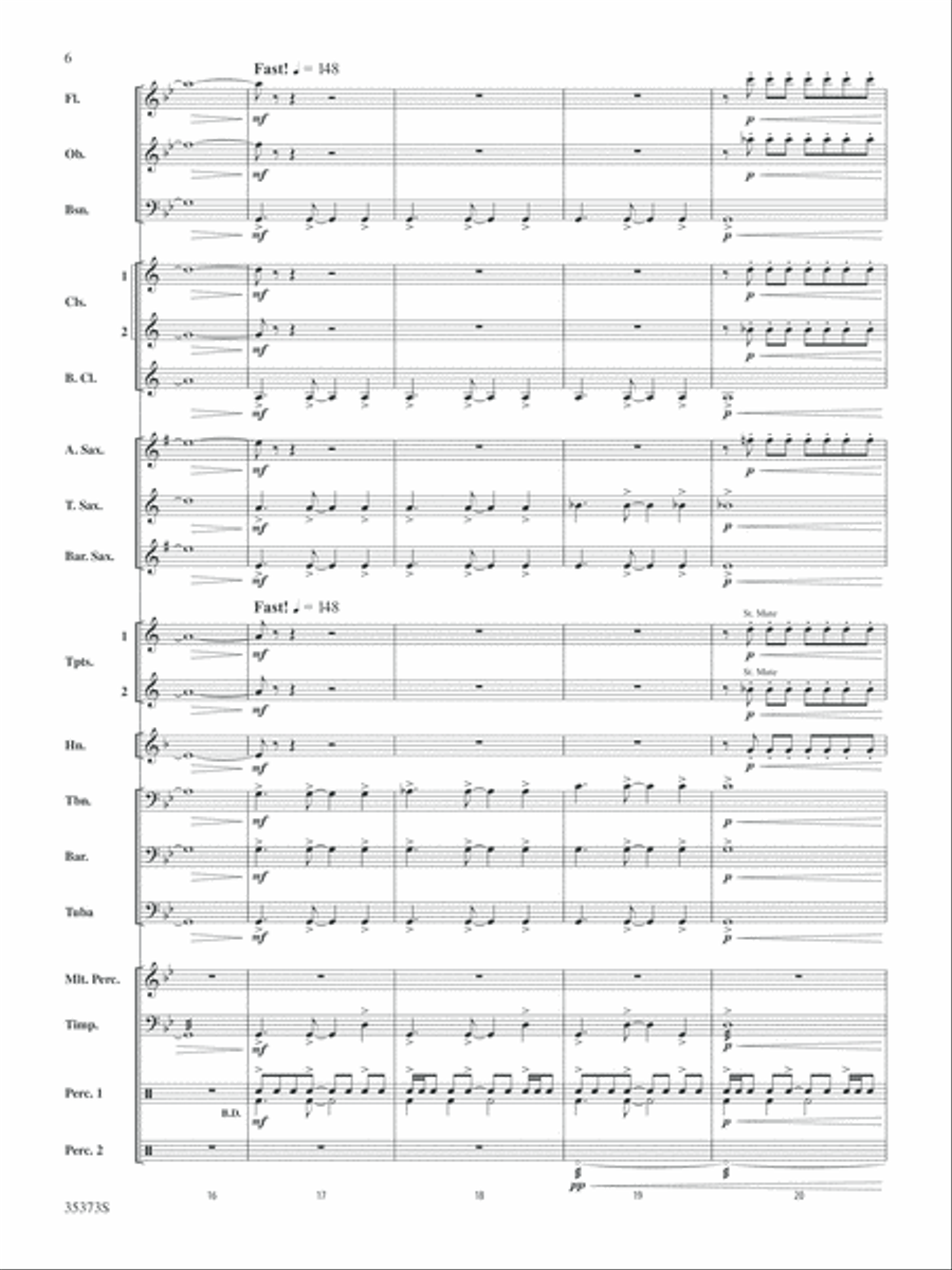 Chimera: Score Concert Band scores gallery preview page 6