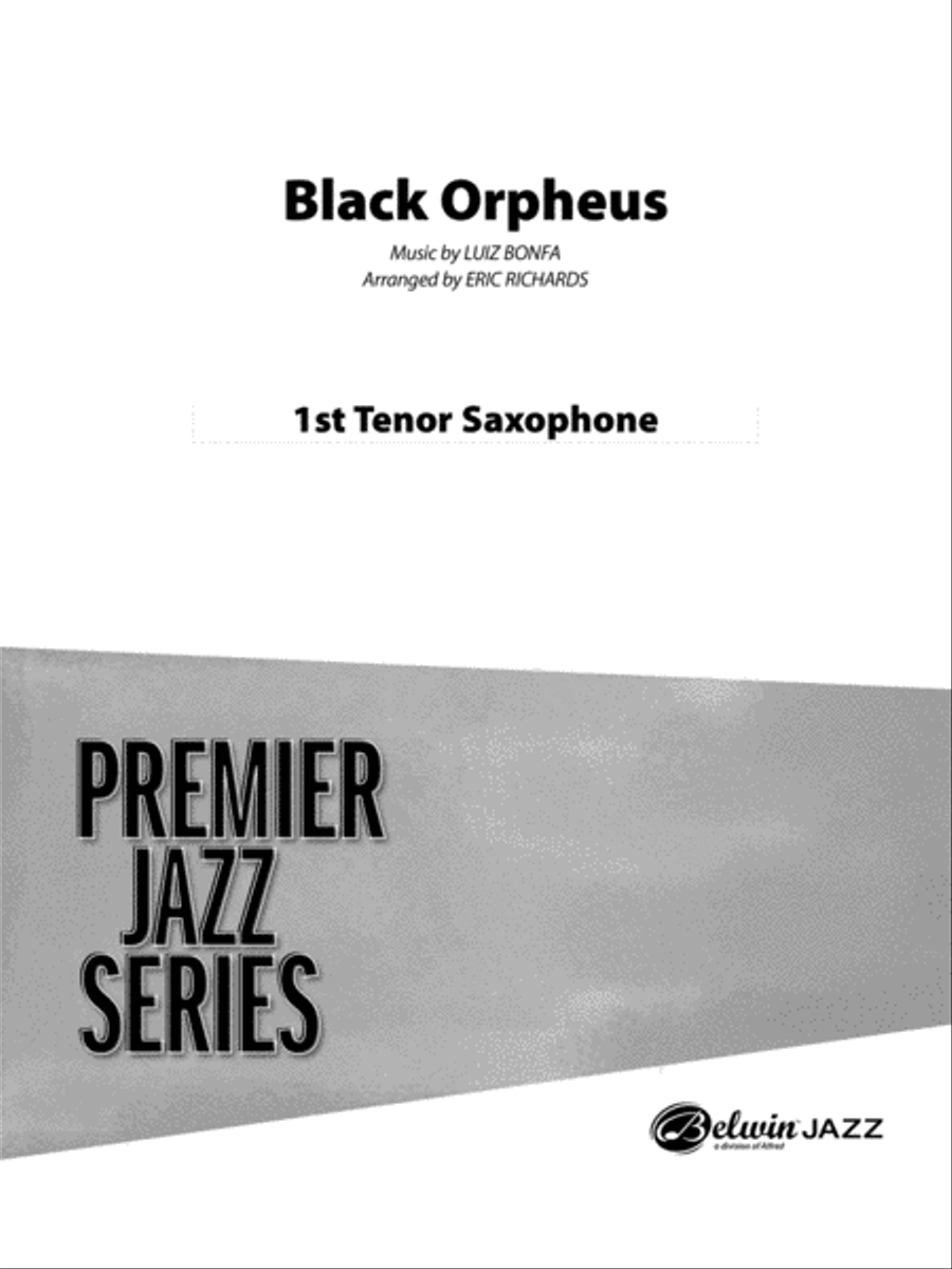 Black Orpheus: B-flat Tenor Saxophone Jazz Ensemble scores gallery preview page 1