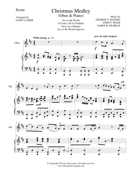 TWO CHRISTMAS SUITES (Oboe and Piano with Score & Parts) image number null
