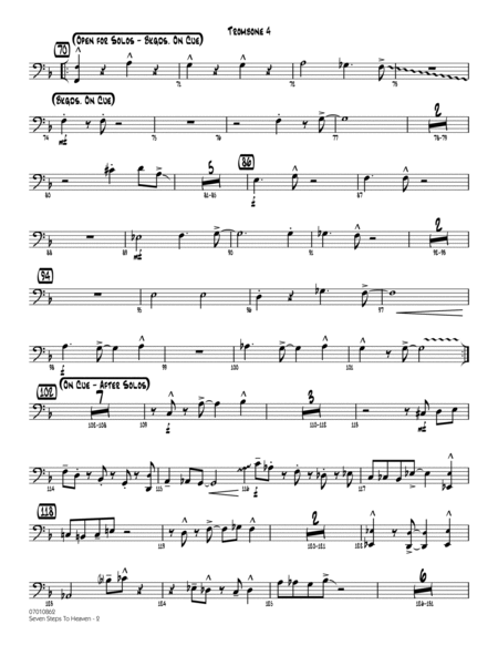 Seven Steps To Heaven - Trombone 4