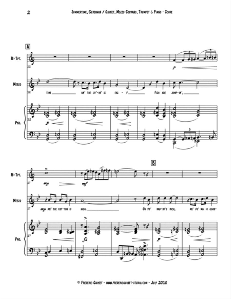 Summertime Small Ensemble scores gallery preview page 4