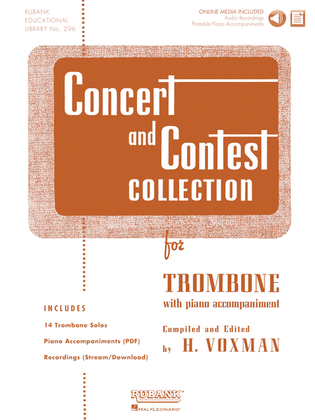 Concert and Contest Collection for Trombone