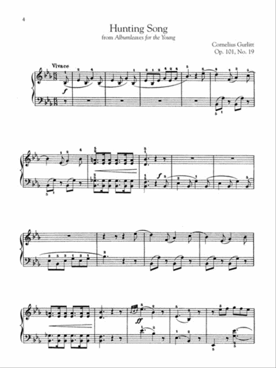 Selected Piano Masterpieces – Intermediate Level Piano Solo scores gallery preview page 4