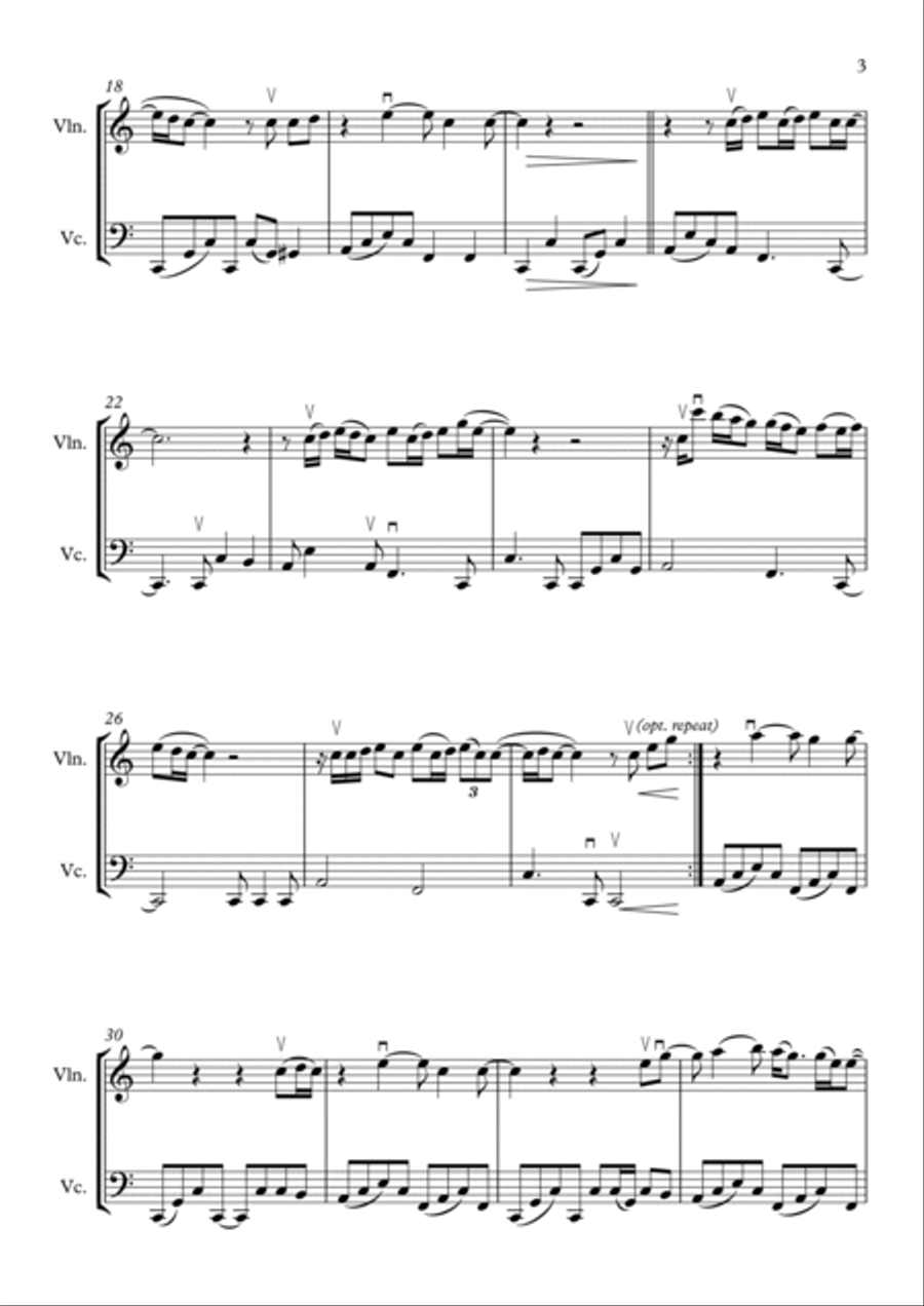 Stay With Me String Duet scores gallery preview page 4